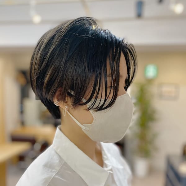 大人ショート/クールなハンサムショート