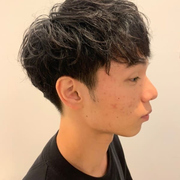 ハイウエイト×ツイストパーマ