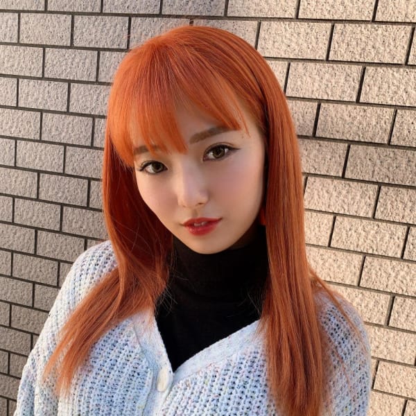 Lia＆汐見悠佑　高発色オレンジカラー♪