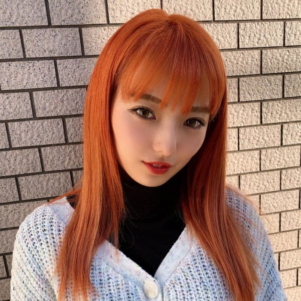 Lia＆汐見悠佑　高発色オレンジカラー♪