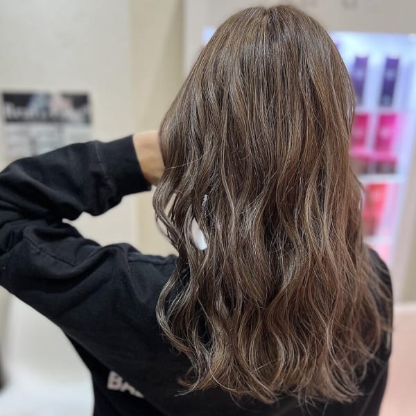 PROGRESS  フレスポ富沢店×ブラウン×ハイライト