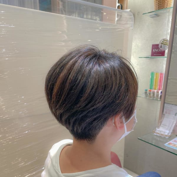 大人のお洒落ハンサムショート