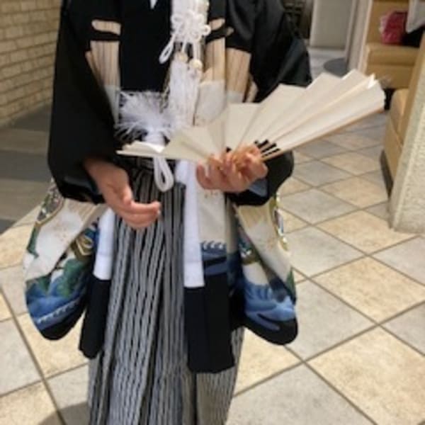 七五三　男児　はかま着付