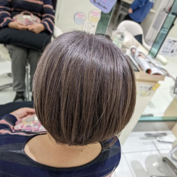 白髪ぼかしカラーBeforeAfter【AVENIR我孫子】