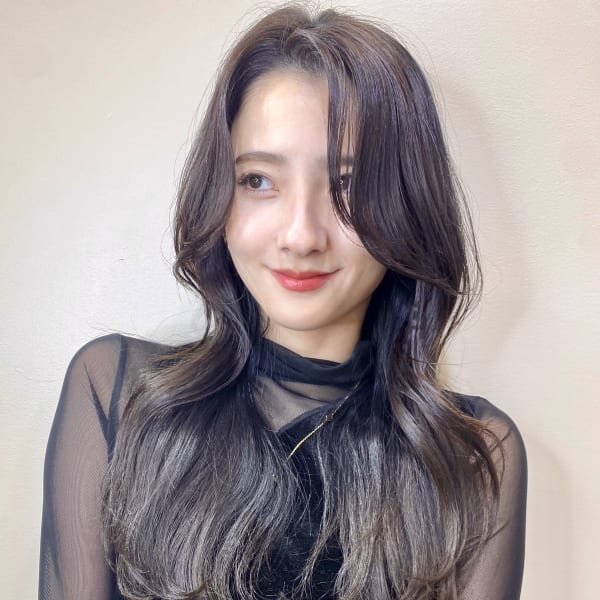 大人可愛い韓国くびれヘア