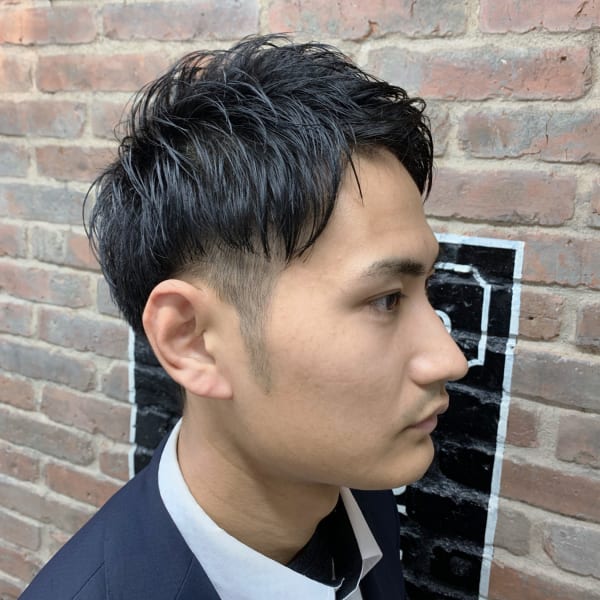 アップバングショート