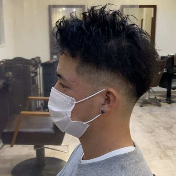 ツーブロックフェード