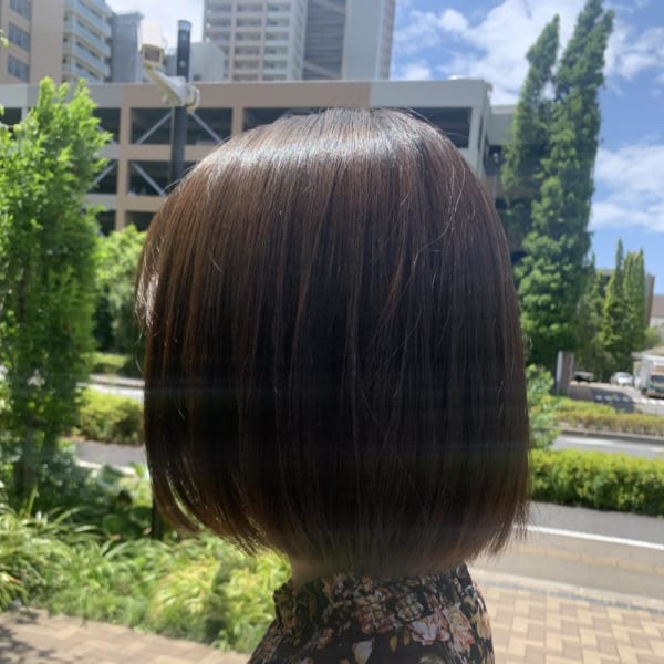 髪質改善酸性ストレート　ボブ|GOOD NEIGHBORS 柏の葉