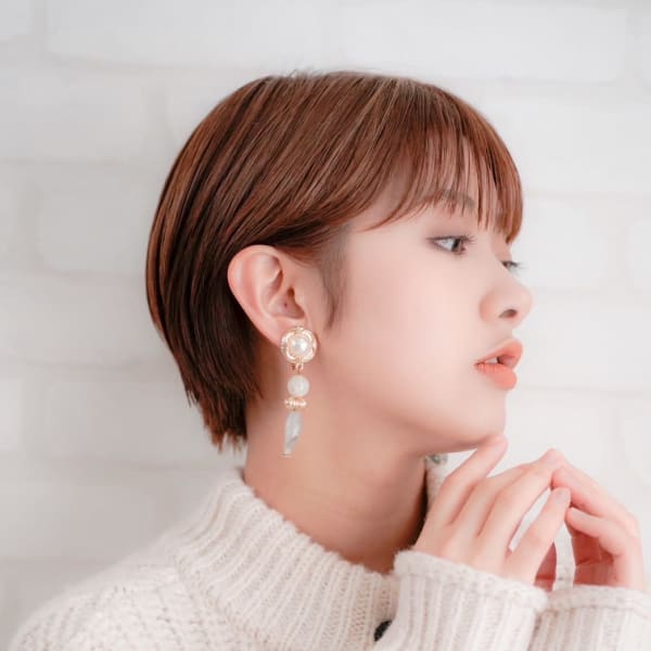 前髪あり マッシュショート