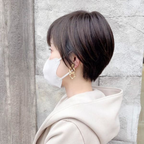 【151e_戸塚】*小顔ショート+グレージュ*