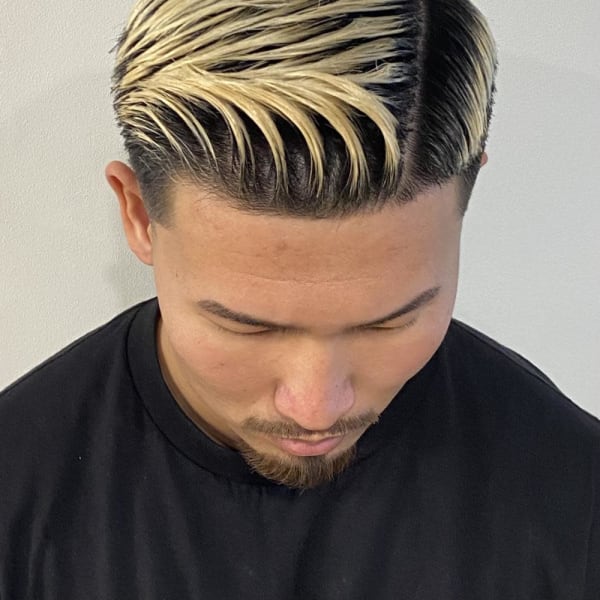爆イケハイトーンフェード　フロントサンプル