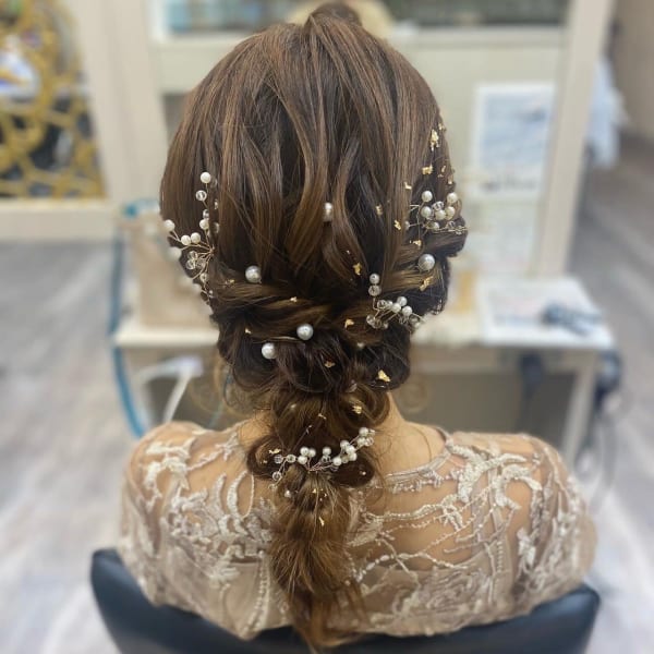 結婚式キラキラ≪ヘアアレンジ≫