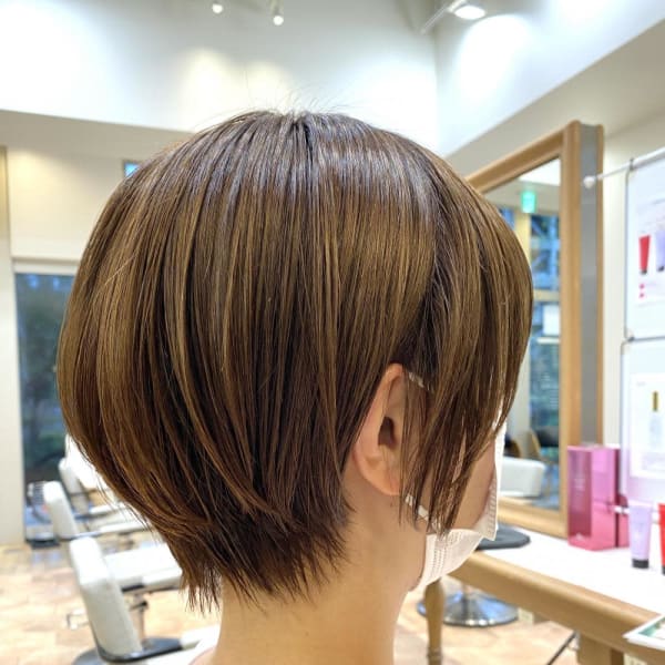 【Fit Short】くびれ丸みショートスタイル