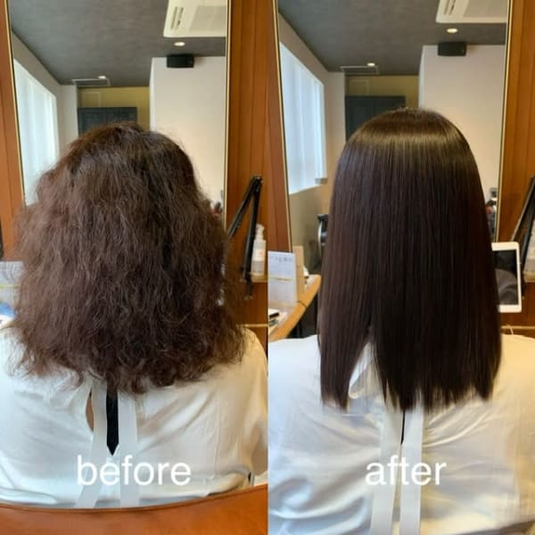 髪質改善ストレートエステ(縮毛矯正)