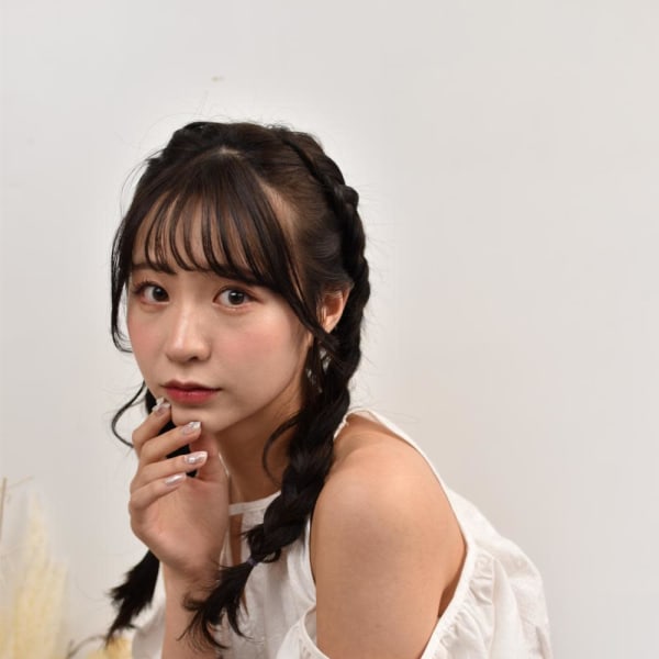 三つ編みアレンジ