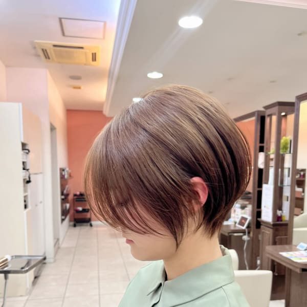 20代〜のオススメ☆大人美人ショート/大人ショート|縮毛矯正・髪質改善特化美容室PROGRESS 国分寺店