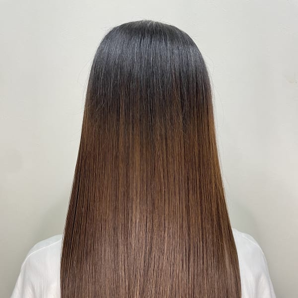 #酸性ストレート　#ロング　#朝ラク髪質改善