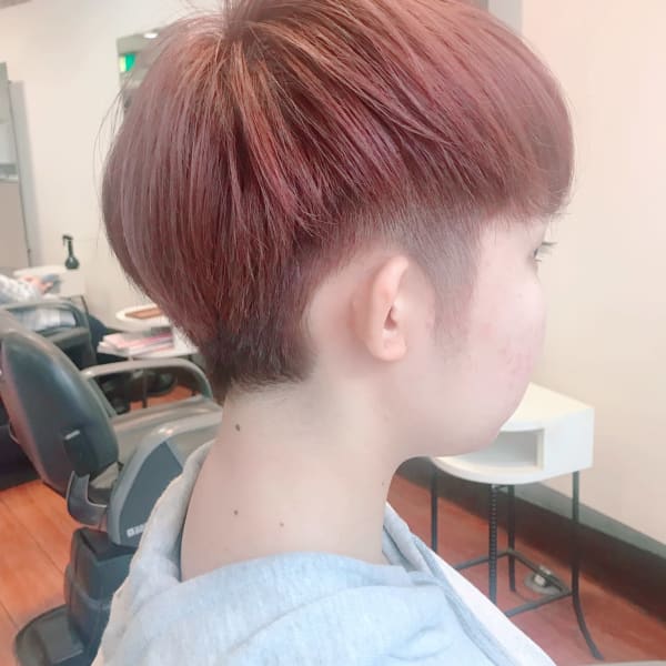 刈り上げツーブロックショート