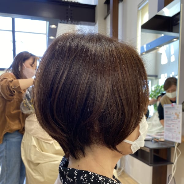 小顔矯正立体カット