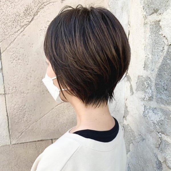 【151e_戸塚】*小顔ショート+モノトーングレージュ*