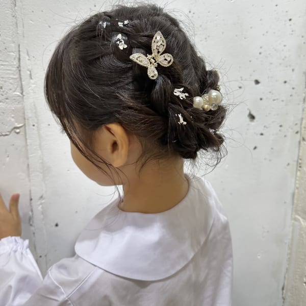 七五三ヘアセット