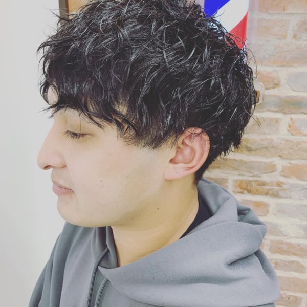 ツイスパショートマッシュ