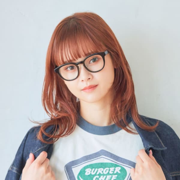 ぷつっとバングのミディーレイヤー