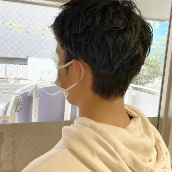 20代30代40代☆刈り上げ無し、爽やかメンズカット☆四ツ橋