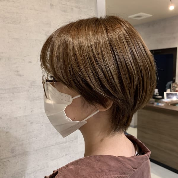 ショートx前髪