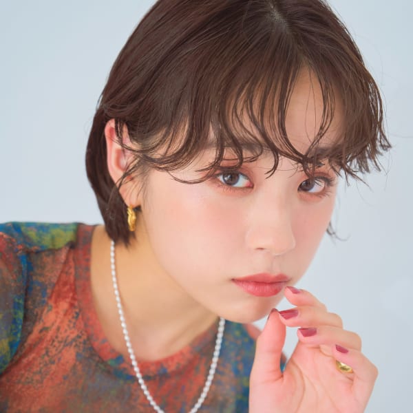 アンニュイ丸みショートボブ