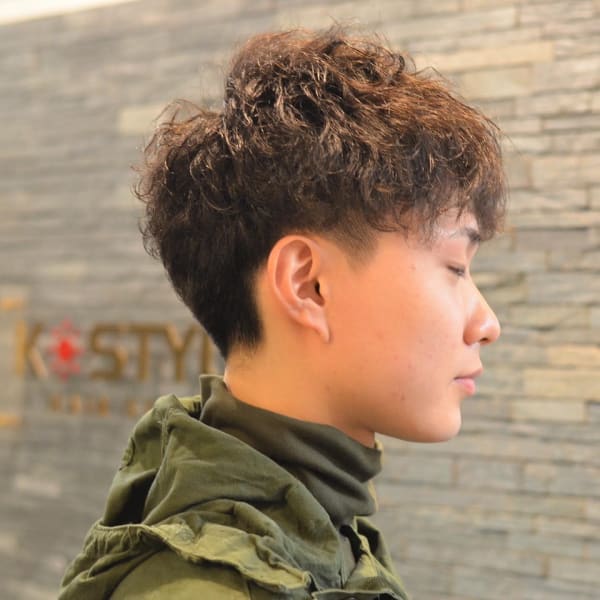 麻布十番　ゆるふわツイストパーマ