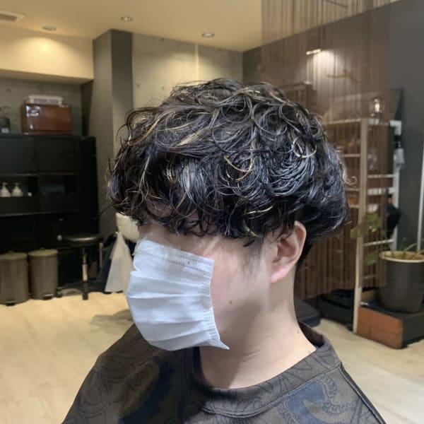 マッシュパーマ