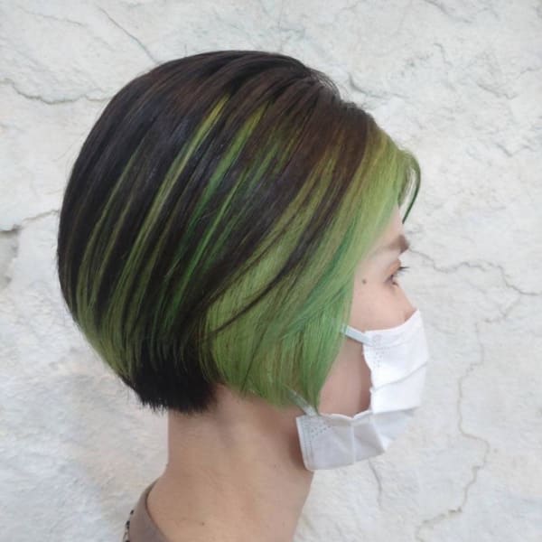 シースルーインナーカラー