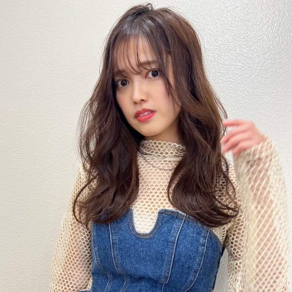 【山田】シースルーバング小顔ゆるふわカールy392|Maria by AFLOAT