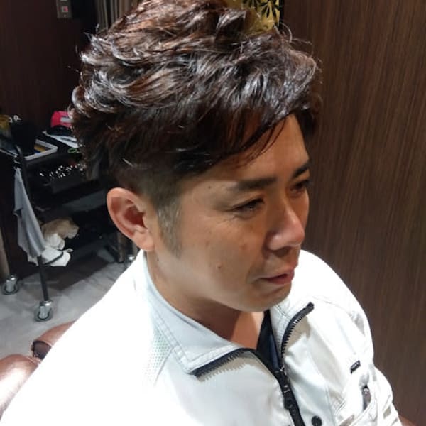 ニュアンスパーマツーブロックスタイル