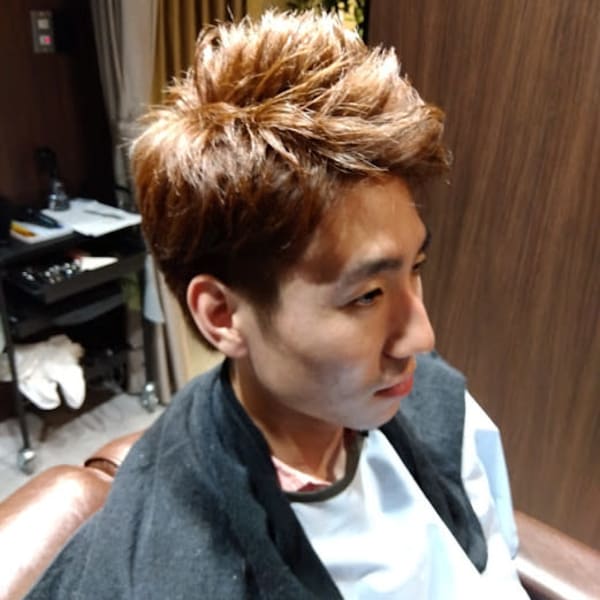 ナチュラルツーブロックスタイル