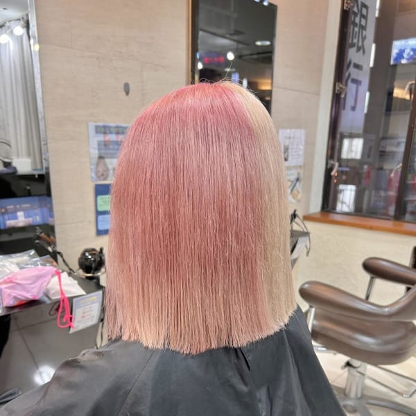 ホワイトピンク×ホワイトベージュ