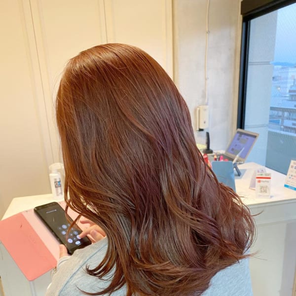 【CHESTER】ダスティーピンク  艶感 ピンクヘア