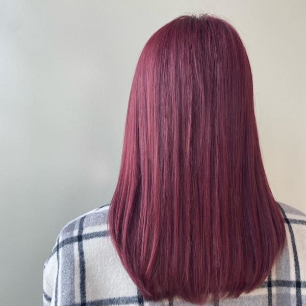 ダブルカラー　レッドバイオレット