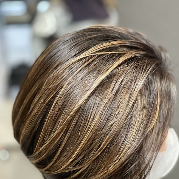 ハイライト×大人ショート