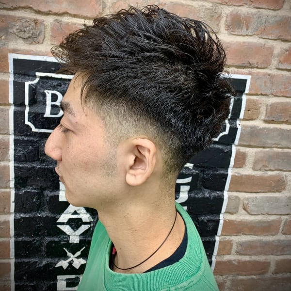 アップバングショート