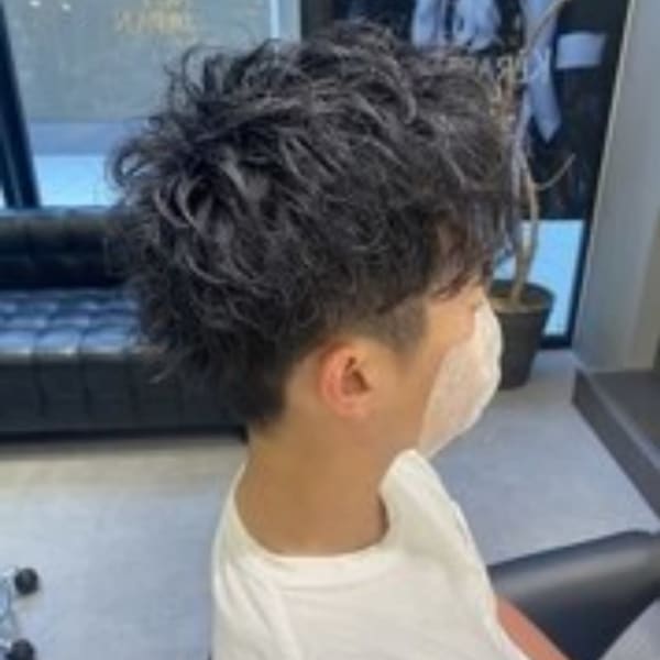 メンズカット+ナチュラルパーマ(シャンプー込)|ACT JAPAN GRAND EAST