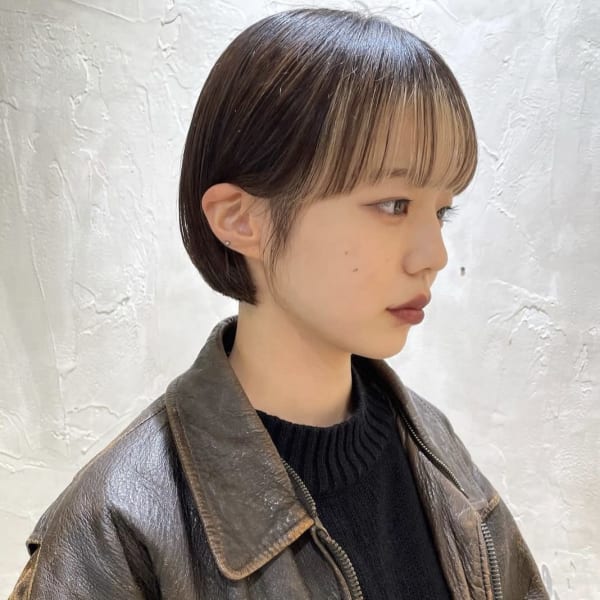 ミニボブ×イヤリングカラー|mini