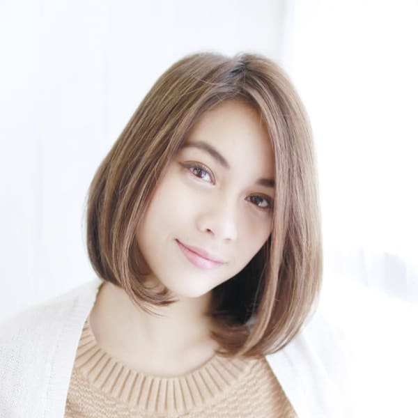 大人の魅力ミディアムボブスタイル【髪質改善・個室サロン】|髪質改善 個室サロンspes salon 海浜幕張美容室【12/29OPEN】