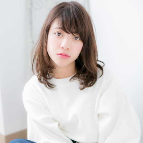 【上野御徒町美容院 JOS】毛先パーマで大人カジュアルボブb