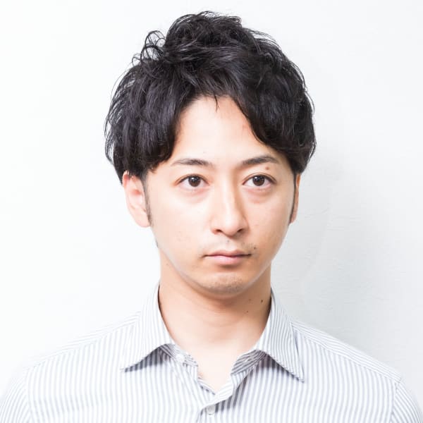 メンズ　ショート【 アップバング × 刈り上げ】