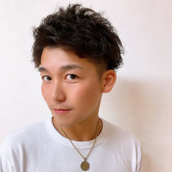Lia&汐見悠佑 アップバング☆ツーブロックショート