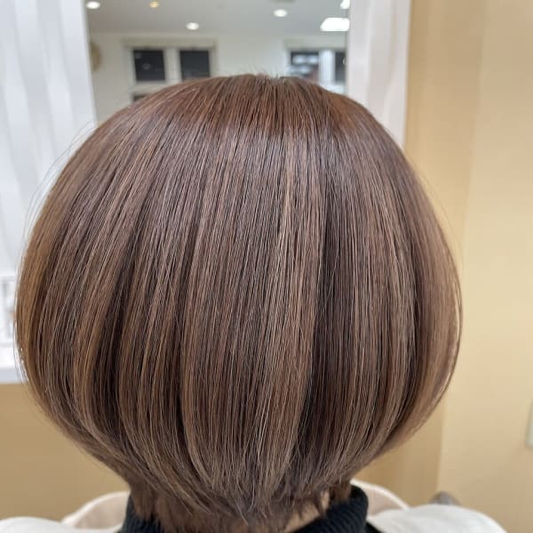 骨格修正ショートボブ