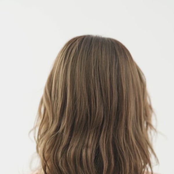 波ウエーブ チョコレートカラー