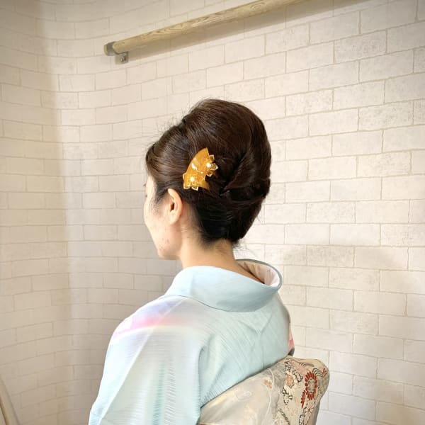 訪問着着付け&ヘアセット